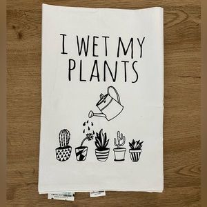 Kitchen tea towel - brand new! Plant lovers!